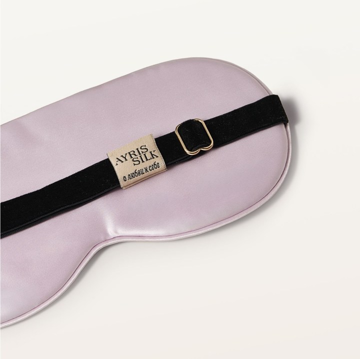 Маска для сна Ayris Silk из шелка с гиалуроновой кислотой