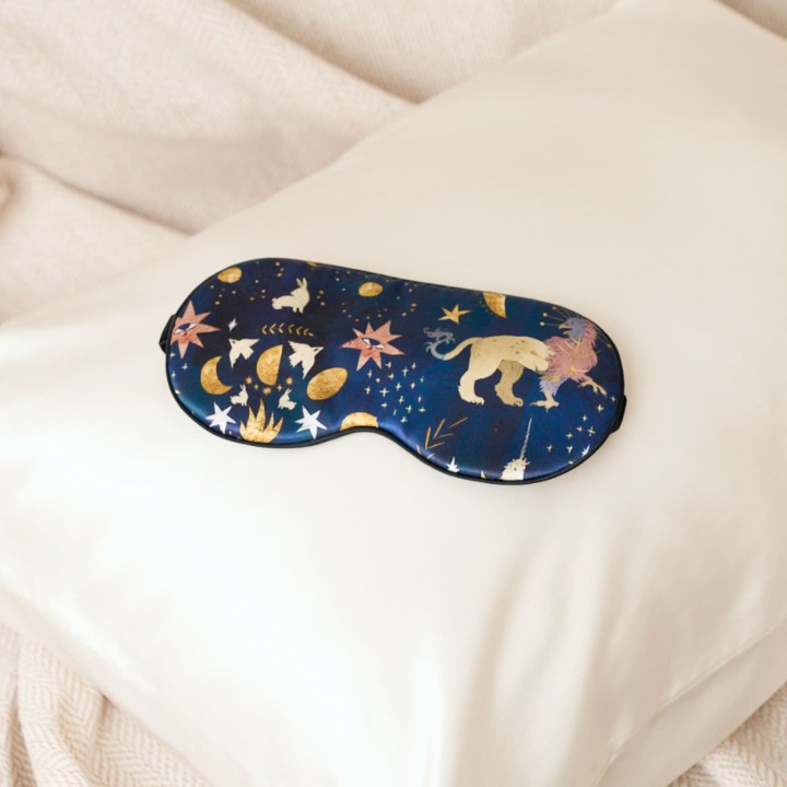 Шелковая маска для сна